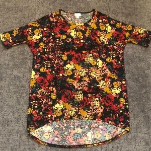 Beautiful floral XXS LulaRoe Irma tunic